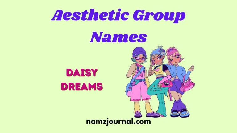 Aesthetic Group Names