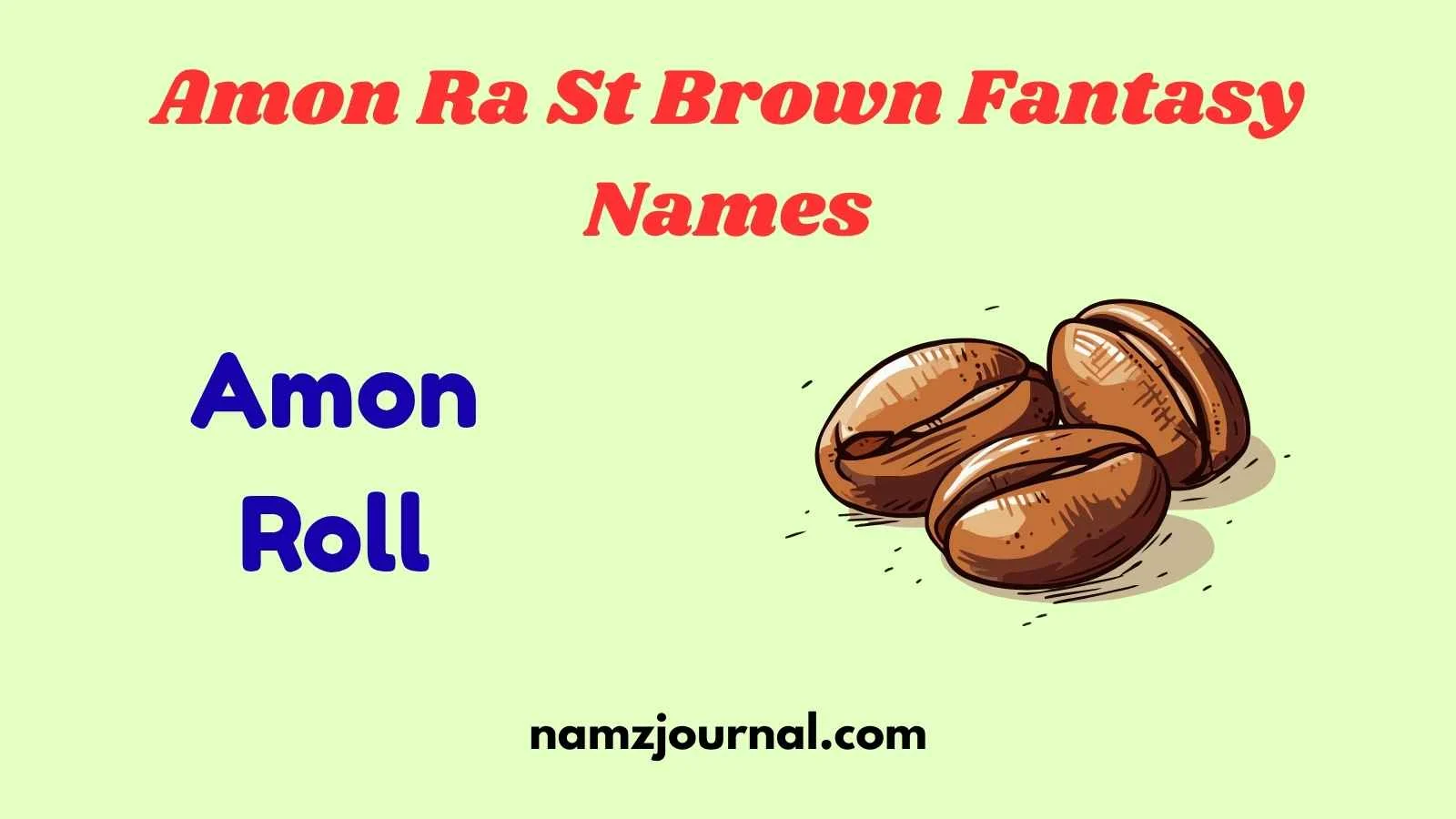 Amon Ra St Brown Fantasy Names