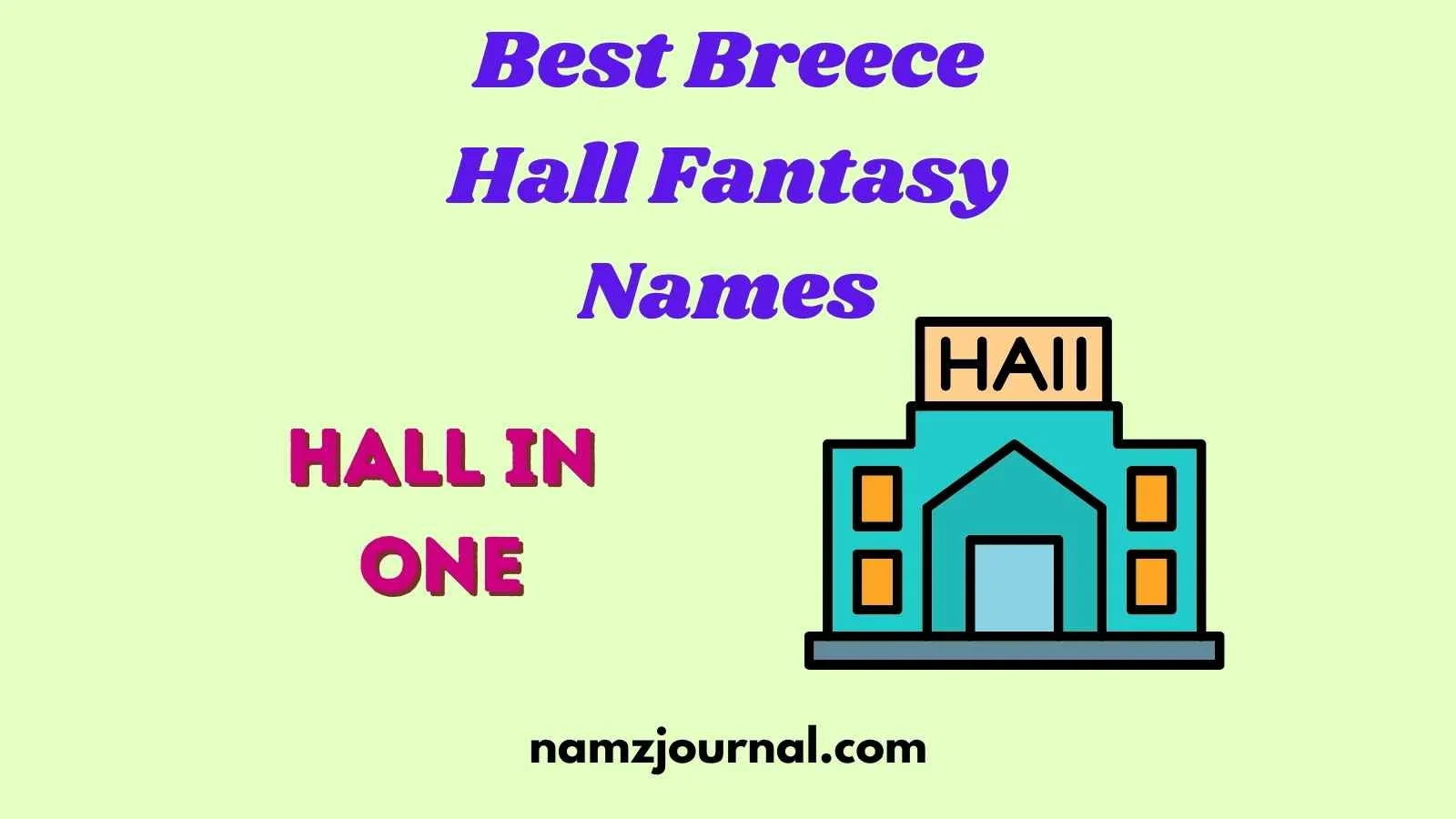 Best Breece Hall Fantasy Names