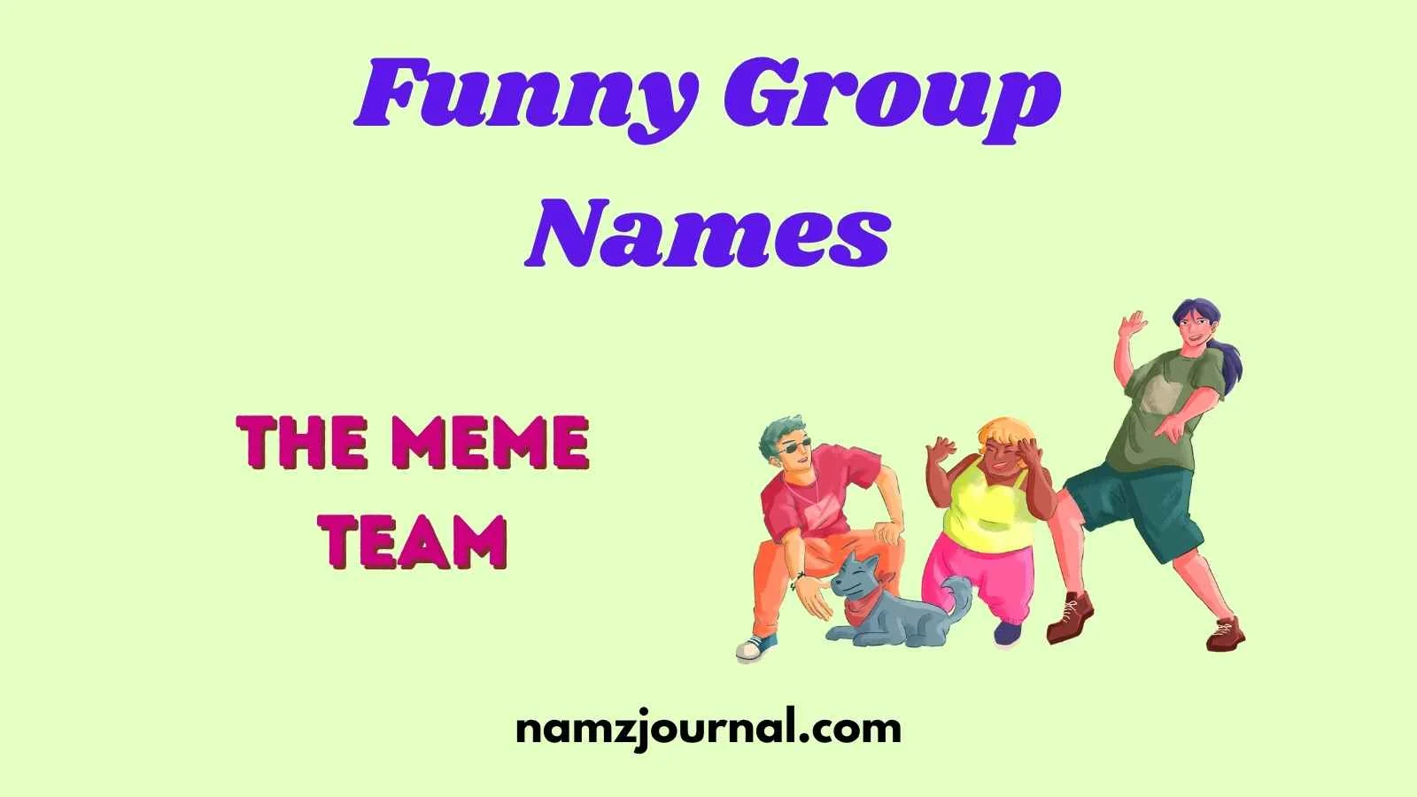 Funny Group Names