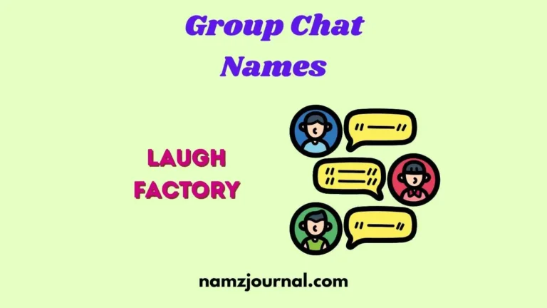 Group Chat Names