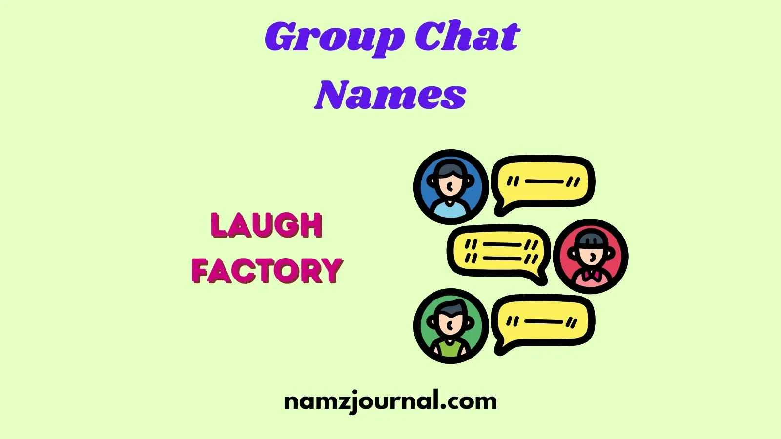 Group Chat Names