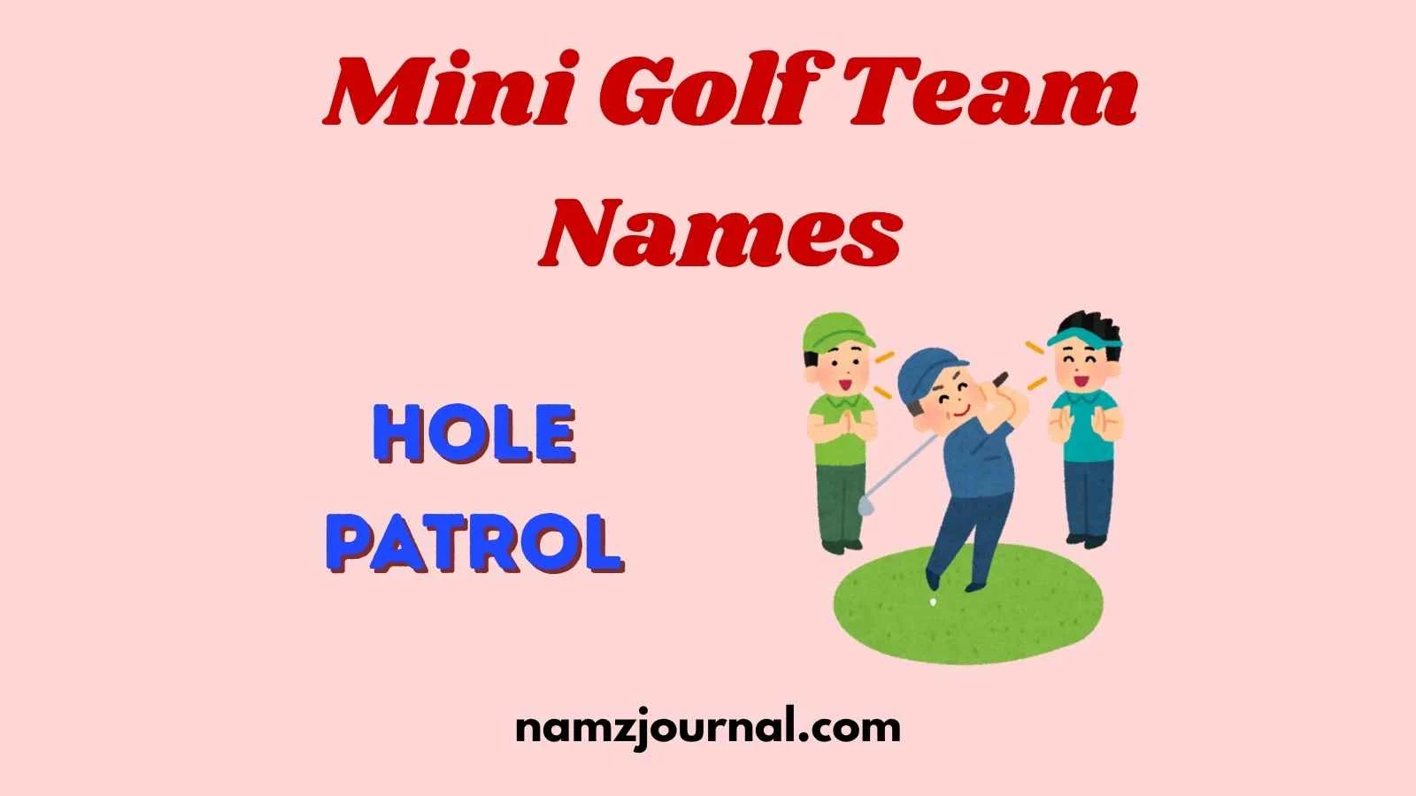 Mini Golf Team Names