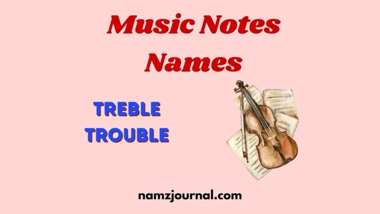 Music Notes Names