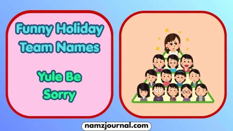 Funny Holiday Team Names