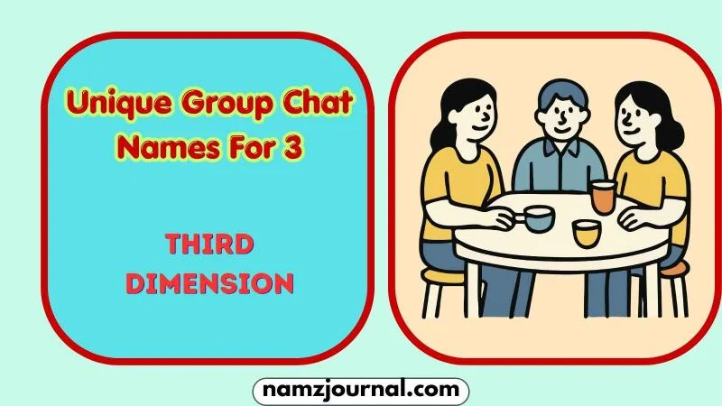 Unique Group Chat Names For 3